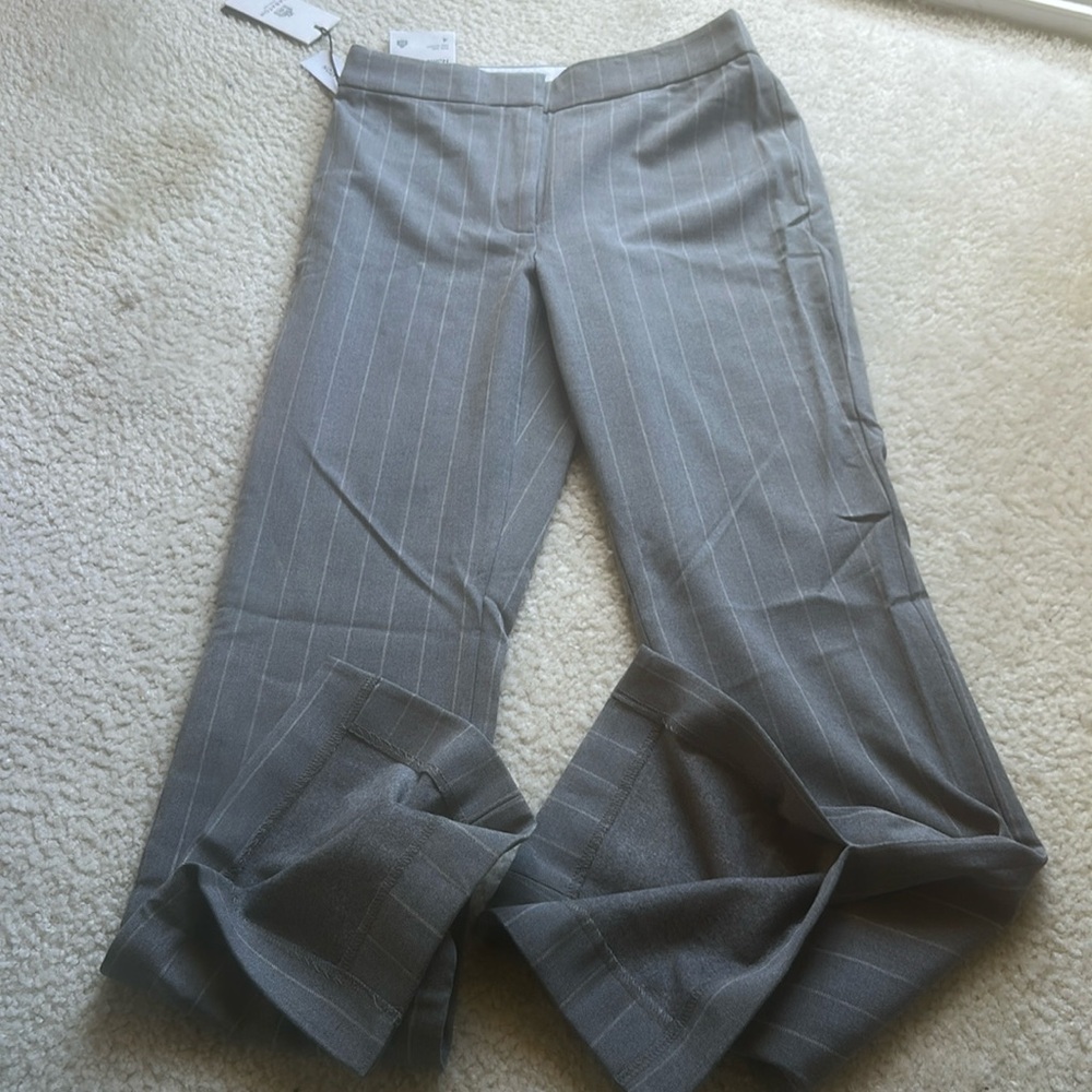 brands new babaton numero mid  rise skinny size 4 color grey light grey